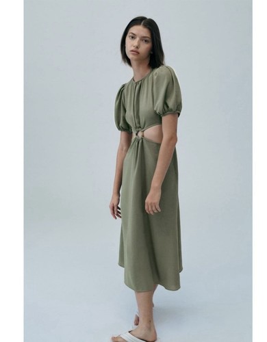 zara cutout midi dress - Picture 1 of 5