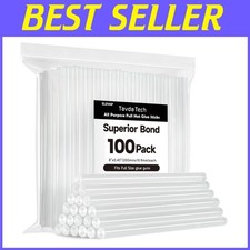 Full Size Glue Sticks 100 Pack, 0.43" x 8" 0.42 per gallon