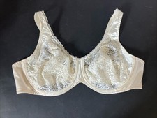 Playtex Body Language 46C Bra Style 4320 Ivory Underwire Unpadded Opaque