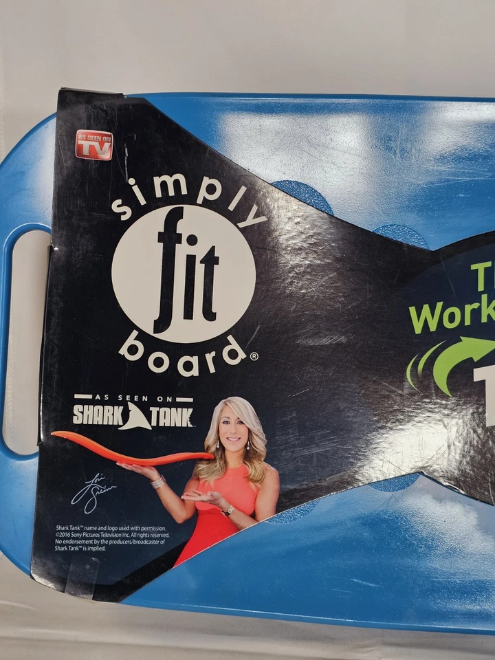 NUEVO Simply Fit Board The Workout Balance Board With A Twist Blue Nuevo en caja Foto 4 de 4