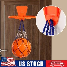 Wall Mount Basketball Hoop with Basketball Net Set For Indoor Basketball Sports