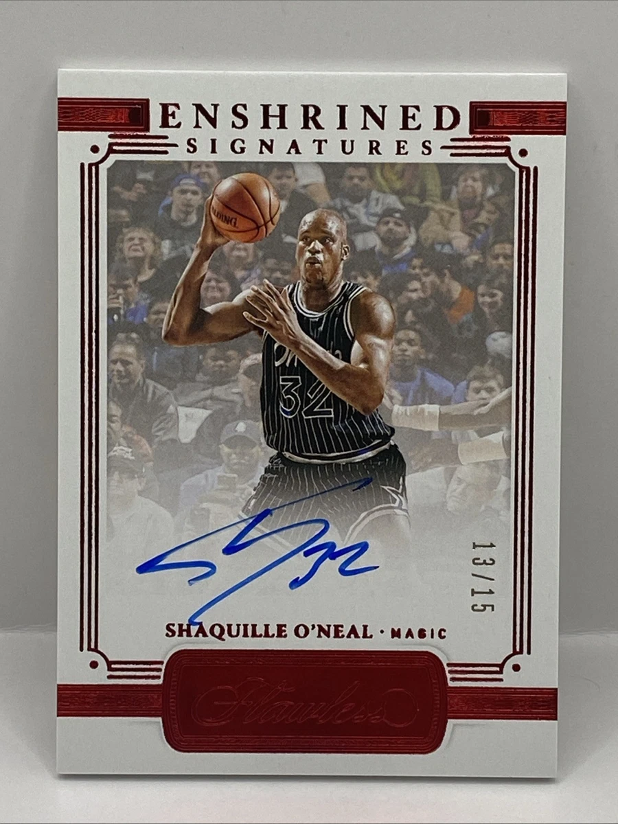 Panini Shaquille O'Neal Basketball Autographed Sports Trading