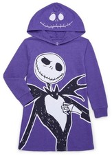 The Nightmare Before Christmas Girls Halloween Hoodie Dress Costume X-Small 4-5
