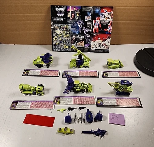 Transformers G1 Devastator Constructicons Action Figure Set of 6