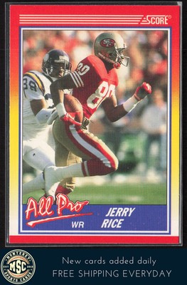 Jerry Rice 1990 Score #590 San Francisco 49ers