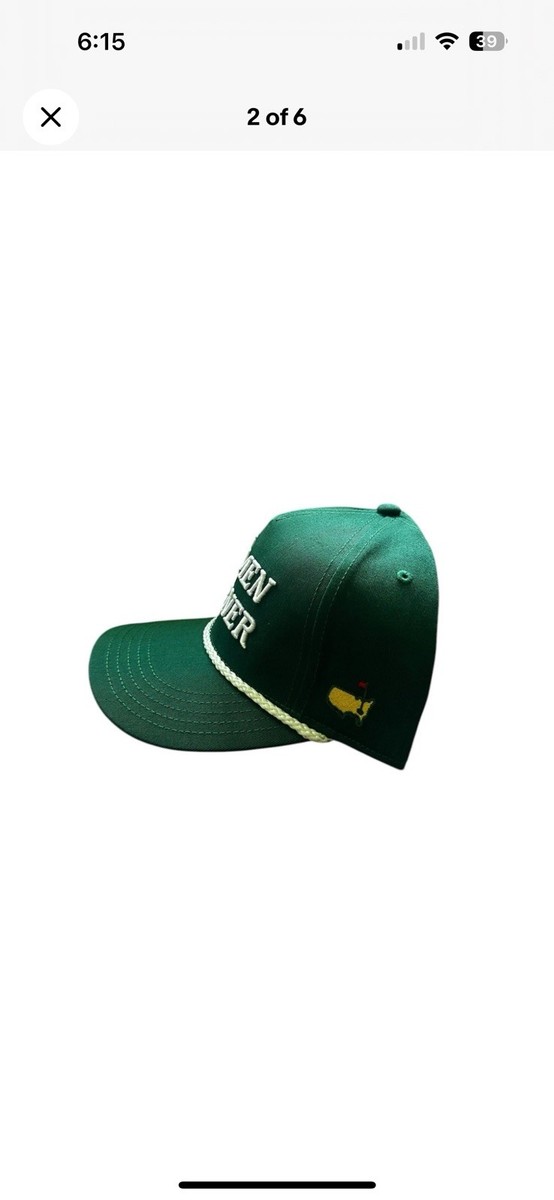 Chapeau De Golf Technique Masters 2025 - Bleu Marine, Taille Ajustable