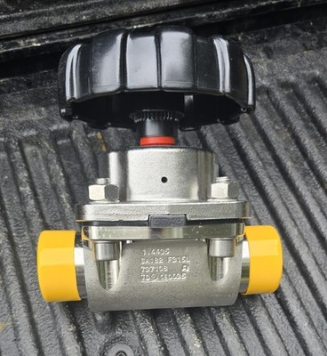*NEW* Gemu 9673-50Z-04TS Operator Diaphragm Valve And SA182 F315 Check Valve