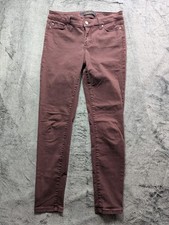 Liverpool The Ankle Skinny Pants Women's Size 4/27 Burgundy
