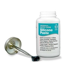 Tribology Tech-Lube Silicone Paste with Brush, Clear, 8 oz - Universal Automo...