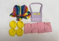 Vintage G1 My Little Pony Wear Flashprance Missing Headband MLP Ponywear Outfit 