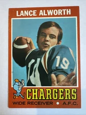 1971 Topps #10 Lance Alworth San Diego Chargers NR-MINT HOF CLEAN! NO RESERVE!