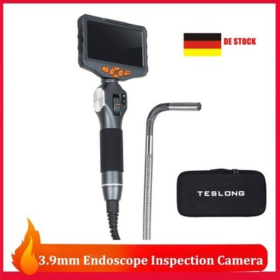 TESLONG TD500 3.9MM Lens w/Articulating Borescope Endoscope Inspection Camera DE