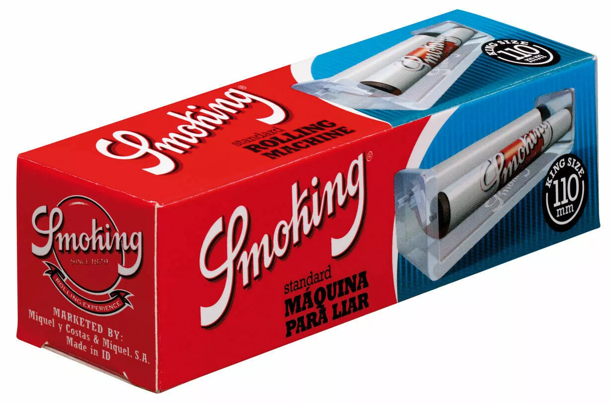 2 xSmoking 110 mm King size adjustable rolling machine BUY 2 LOTS AND GET 1 ROLL - Picture 1 of 1