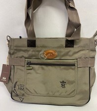 Borsa spalla/tracolla La Martina Saddlery Polo sand verde/beige 37x30x15 cm