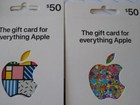 3 different designs of genuine condition- Apple Sticker Decals NEW gift cards