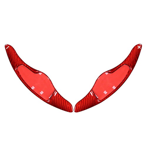Paddle Cambio Volante Fit Hyundai Sonata 9 16-19 Fibra di Carbonio Rosso - Foto 4 di 7