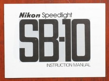NIKON SPEEDLIGHT SB-10 INSTRUCTION BOOK, 24 PAGES/157331