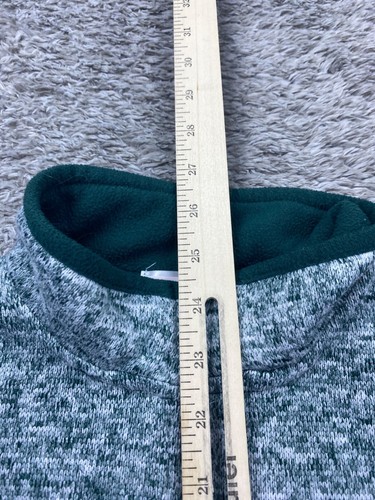Stan Herman Jacket Women Large Mint Green Fleece Full Zip Mock Neck Sweater - Picture 8 of 10