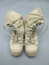 Bates Size 9 Men's Tan Leather Lace Gore-Tex Work/Safety Boots Made In USA 1A