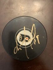 Scott Mellanby autographed Philadelphia Flyers puck