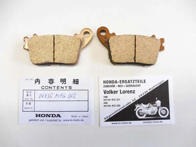 NEU original Honda Bremsbeläge hinten CB600F Hornet PC41 NO ABS - Bild 1 von 2