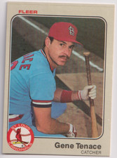 1983 Fleer #25 Gene Tenace St. Louis Cardinals