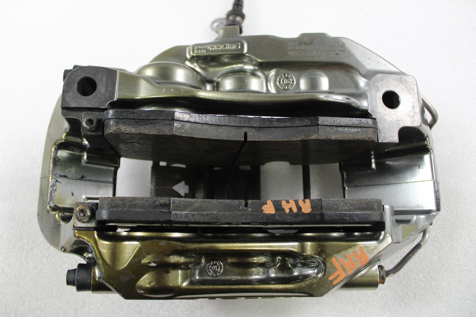 McLaren 720S, RH, Right, Front Brake Caliper, Silver, Dmg, Used, P/N 14CA088CP