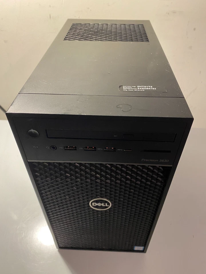 Dell Precision 3630 Tower Xeon E-2124 3.3GHz DDR4 3TB HD + 512SSD P4000 W11+w10 - Image 2 of 4