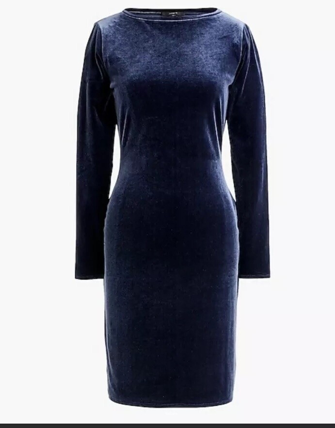 140. J. Crew Chloe Blue Navy Velvet Fitted Sheath Dress NWT S | eBay 140. J. Crew Chloe Blue Navy Velvet Fitted Sheath Dress NWT S | eBay