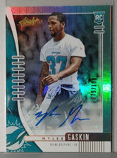 2019 Absolute Signature Rookies Spectrum Miami Dolphins Myles Gaskin 79/100