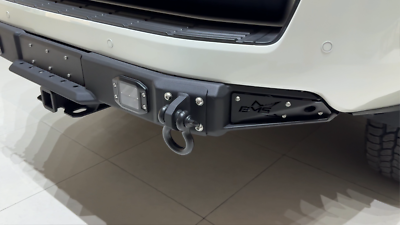 Steel Off Road Rear Bumper LED Lights 2021-2025 Toyota Land