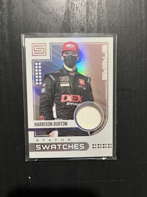 2021 Panini Status Swatches Racing Harrison Burton Patch NASCAR #SS-HB