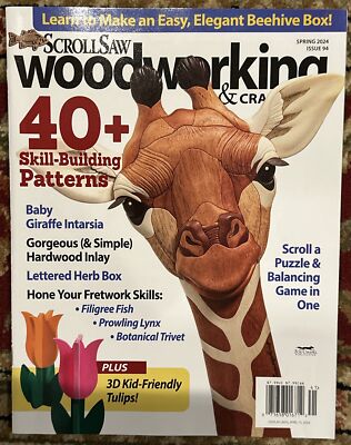 Scroll Saw Woodworking And Crafts magazine Spring 2024 Issue 94