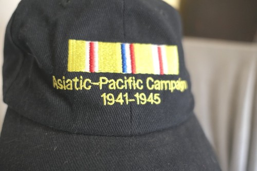 Black Asiatic-Pacific Campaign 1941-1945 Museum Baseball Hat Ball Cap One Size - Picture 3 of 10