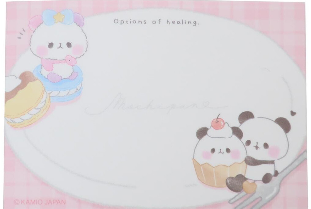 Mochi Mochi Panda Tea Time Sweets Pancake Mini Memo Pad KAMIO Made in Japan
