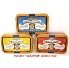 5 x 50g Hudson's Mix & Match  Eumenthol Jujubes  for Refreshing Mouth and Breath