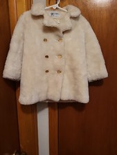 Vintage Daisy Of California Luxury Pile Fabric Girls Coat Maybe A Size 5