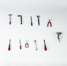 Diorama 1/18 Car Garage Props Model Repair Workshop Tools Scene Model Accessory