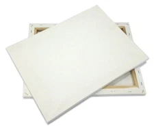 2 Piece 16x20" Artist Canvases Pre-Stretched Cotton Duck Double Acrylic Gesso