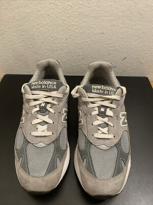New Balance 993 WR993GL Castle Rock Gray Mesh and Suede Women's Sz