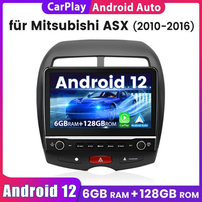 6+128G Android 12.0 Navigation GPS WIFI DAB RDS USB Für Mitsubishi ASX 2010-2016