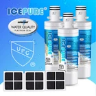Fit For LG LT1000P LFXS26596S AGF80300704 ADQ74793501 Water Air Filter 3 Pack