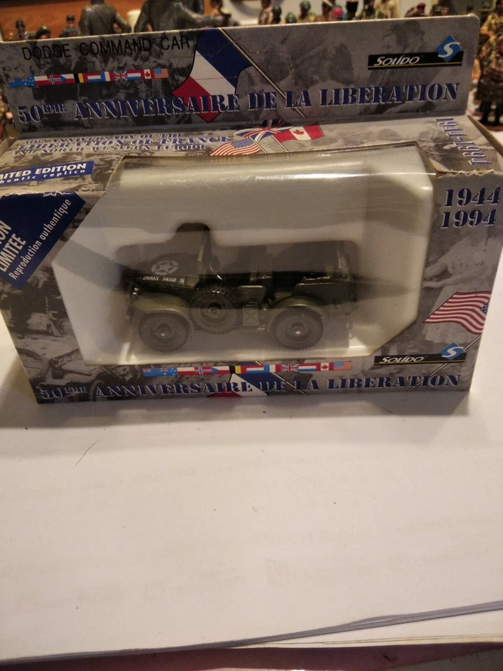 SOLIDO- 1/50- DODGE 2 GM- SERIE LIMITATA COMMEMORATIVA 50° SBARCO IN NORMANDIA - Immagine 2 di 3