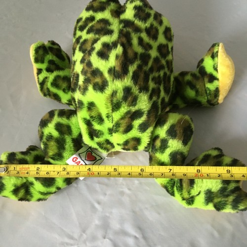 Ganz Webkinz Lil' Kinz BullFrog Toad Stuffed Animal Plush Toy 7 Inch - Picture 12 of 12