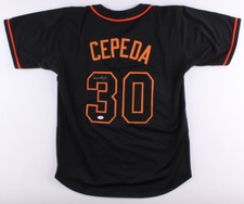 Orlando Cepeda Signed Giants Jersey (JSA) 1967 N.L. MVP / 1958 NL Rookie of Year