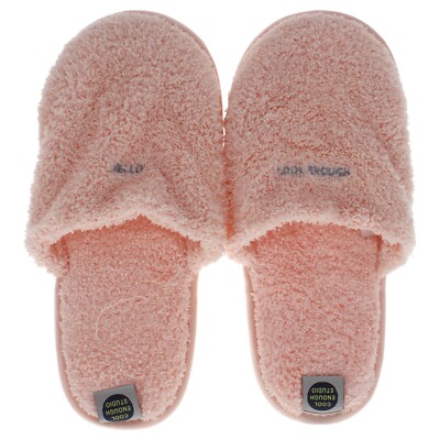 The Towel Slippers Pink - Medium by Cool Enough Studio for Unisex - 1 Pair