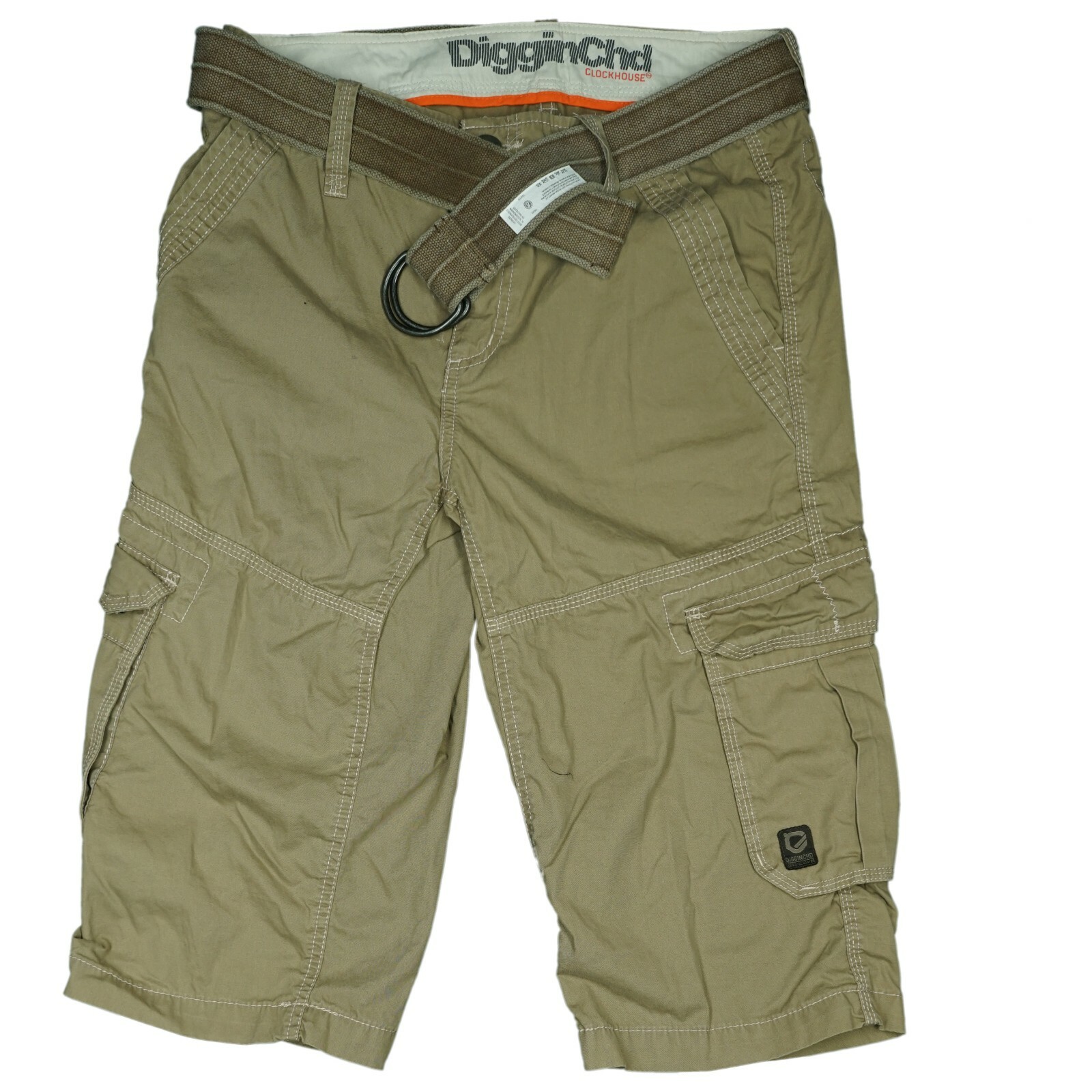 Sunshey Cargo Shorts Herren Sommer - Khaki Grau Armeegrün, Mit Vielen Taschen