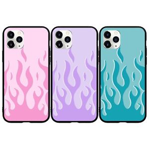 Blue Purple Pink Flame Fire Phone Case For Iphone Xs 12 11 Pro Max Xr 6 7 8 Plus Ebay