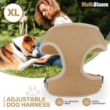 Soft Pet Dog Puppy Harness Padded Air Mesh Control Comfortable Jacket w/D-rings