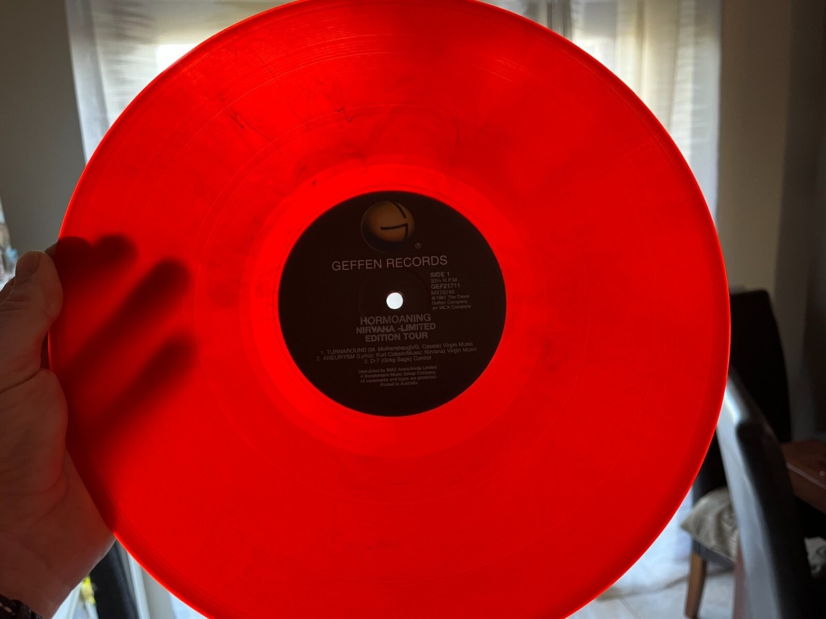 Nirvana Hormoaning Exclusive Australian '92 Tour EP Colored
